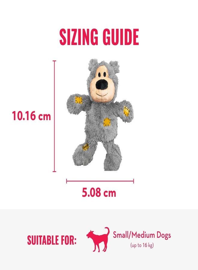 كونج كونغ - دب العقد البرية - حبال معقودة داخلية وحشوة قليلة لتقليل الفوضى (ألوان متنوعة) - للكلاب الصغيرة جدًا - Image 4