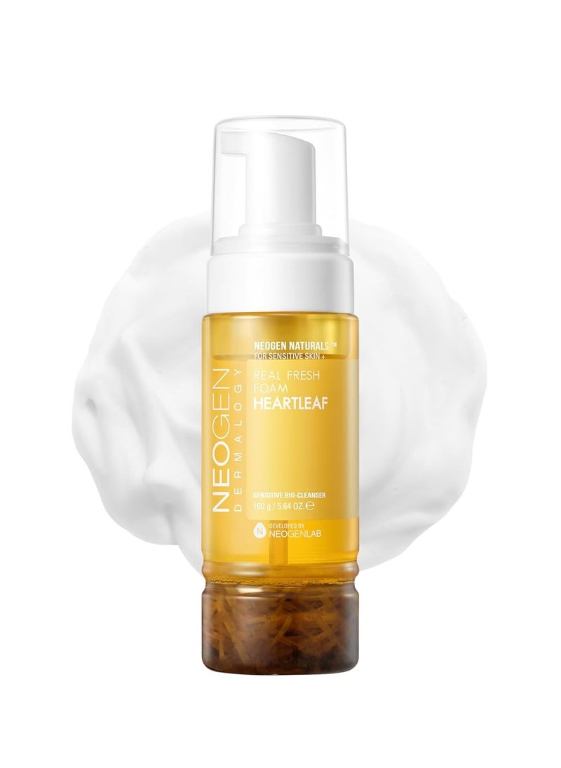 Neogen Dermalogy - DERMALOGY by NEOGENLAB NEOGEN Real Fresh Cleansing Foam, Heartleaf 5.64 oz (160g) - Vegan, Cruelty Free, Soothing Cleanser for Sensitive Skin - Korean Skin Care - Image 1
