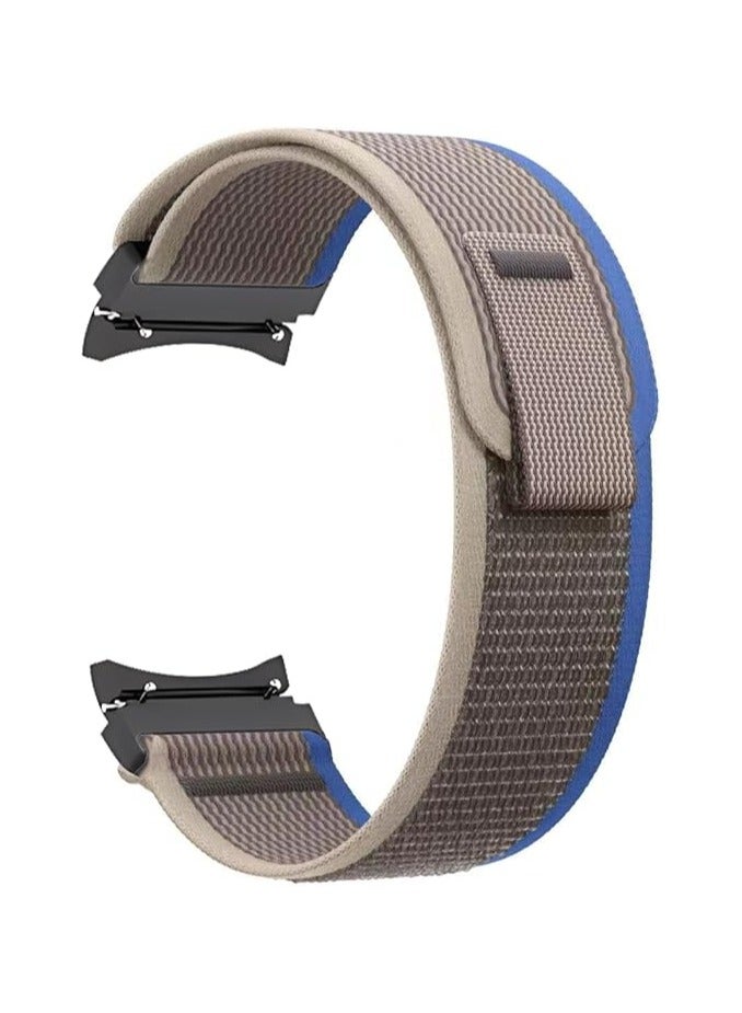 General Nylon Watch Band Compatible with Samsung Watch 5 Pro 45mm Galaxy Watch 5 40mm 44mm Galaxy Watch 4 40mm 44mm Watch 4 Classic 42mm 46mm Woven Sports Bracelet for Men Women  - Image 1