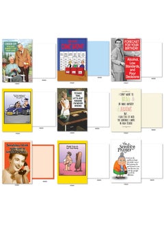 NobleWorks - 36 Assorted Funny Blank Cards Box Set With Envelopes, Mixed Humor Bulk Variety Pack - Just Because, Friendship For Men, Women (36 Designs, 1 Each) - Blank Expressions Ac9153Ocb-B1X36  - Image 4