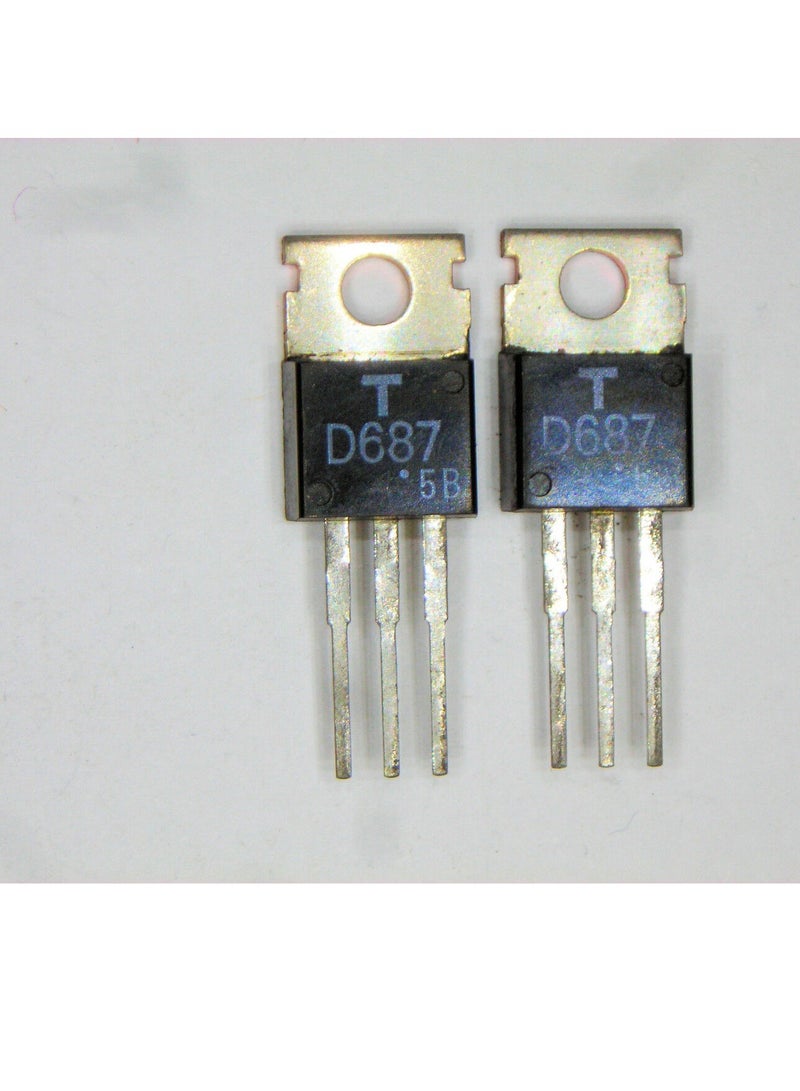 D 687 Transistor, 2 pcs 