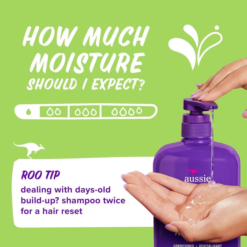 Aussie Miracle Volume With Bamboo & Kakadu Plum, Paraben Free Shampoo & Conditioner, 26.2 Fl Oz Dual Pack, 52.4 Fl Oz (Pack Of 2) - Image 4