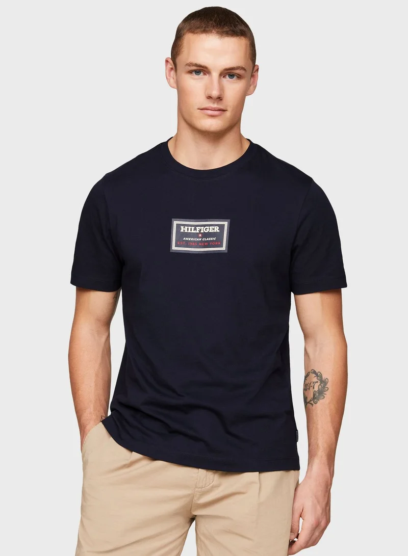 TOMMY HILFIGER Logo Crew Neck T-Shirt