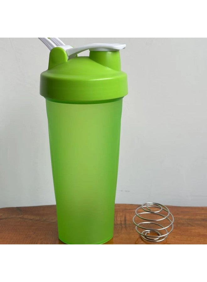 Outdoor Sports Fitness Shaker Cup, Portable Protein Powder Mixing Cup, Sealed Leak-proof High-appearance Milkshake Cup, Heat-resistant