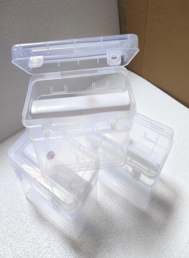 MFN Shimmering Plastic adjustable Rod Bangle Box Chudi Set Organizer Jewellery Storage Display Box for Bangles Chudi Bracelet Wrist Watch Accessories, Transparent (Pack of 3)‎17D x 9W x 10H cm - Image 2