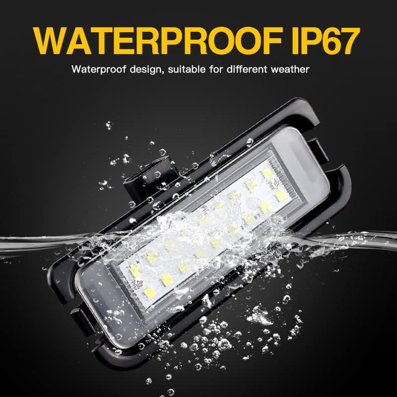 QASULER LED License Plate Light for Ford Mustang - Image 4