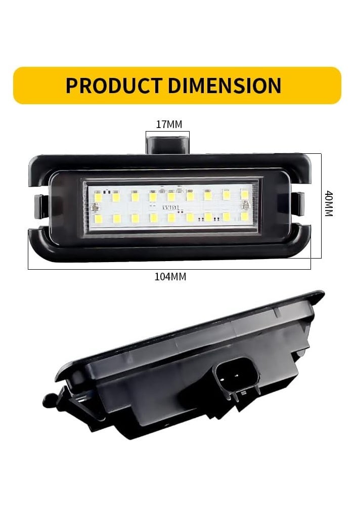 QASULER LED License Plate Light for Ford Mustang - Image 2