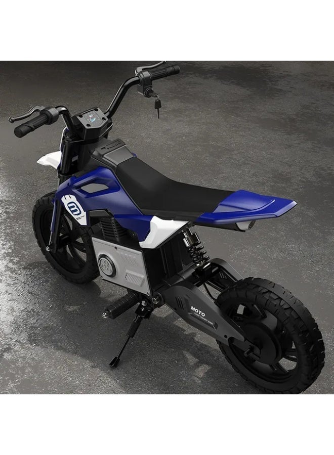 Kids Electric Dirt Bike Blue 24V T10 - Image 3