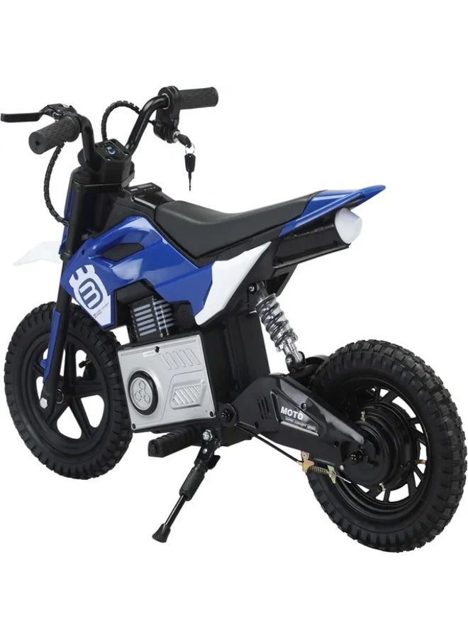 Kids Electric Dirt Bike Blue 24V T10 - Image 2