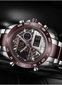 NAVIFORCE Men's Multifunction Waterproof Sport Analog Digital Quartz Watch NF9171  - Image 3