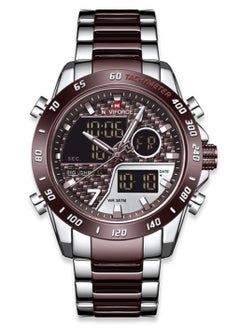 NAVIFORCE Men's Multifunction Waterproof Sport Analog Digital Quartz Watch NF9171  - Image 1