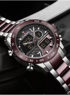 NAVIFORCE Men's Multifunction Waterproof Sport Analog Digital Quartz Watch NF9171  - Image 4