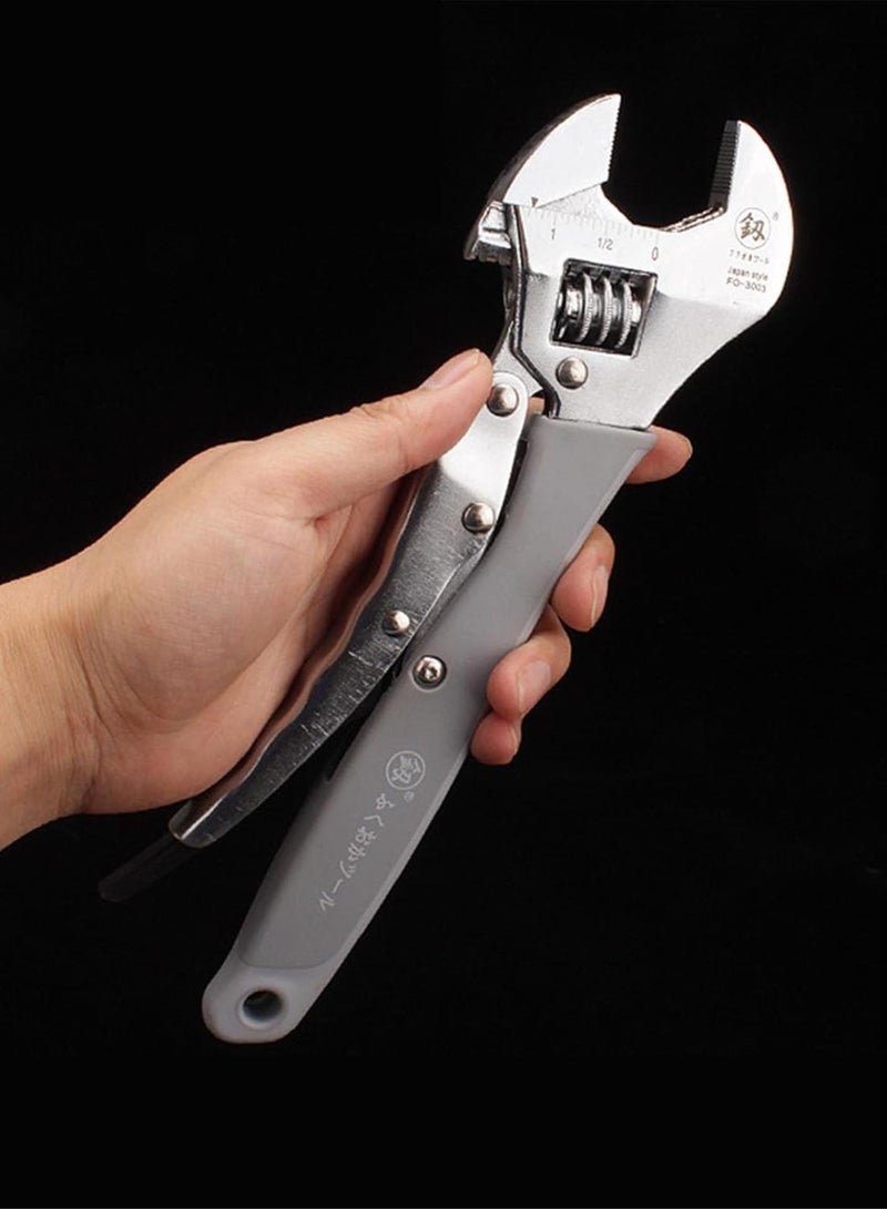 GGOOT Adjustable Wrench Spanner Carbon Steel Mechanical Workshop Hand Repair Tool Car Bicycle Hardware Wrench  - Image 2