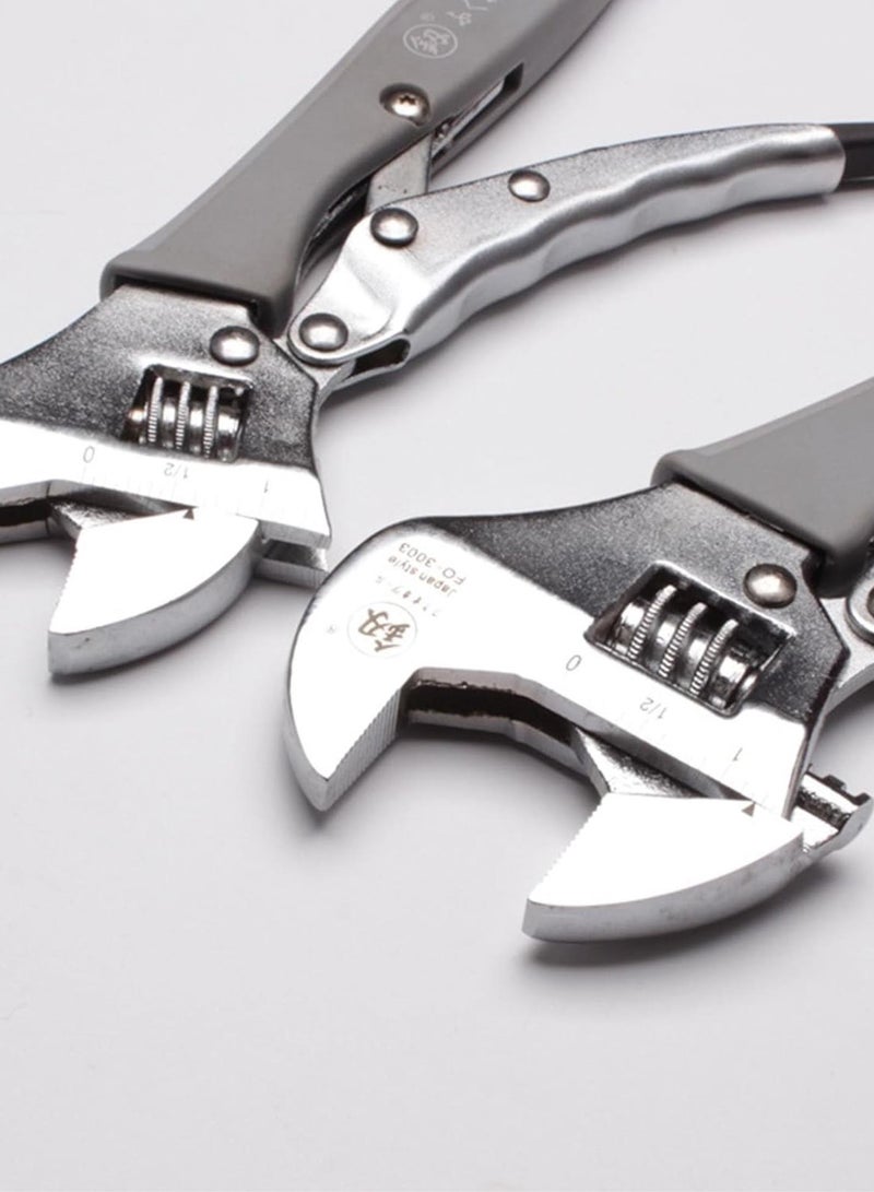 GGOOT Adjustable Wrench Spanner Carbon Steel Mechanical Workshop Hand Repair Tool Car Bicycle Hardware Wrench  - Image 3