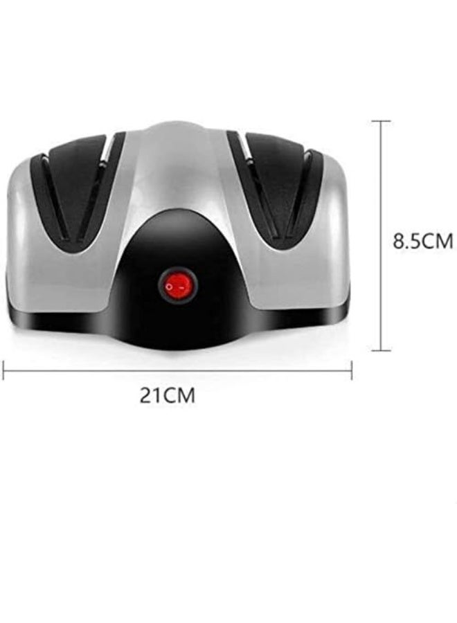 Generic MYXMY Knife Sharpener Electric Household Automatic Artifact Kitchen Knife Fast Blade Sharpener Multi-function High Precision Sharpening Stone  - Image 2