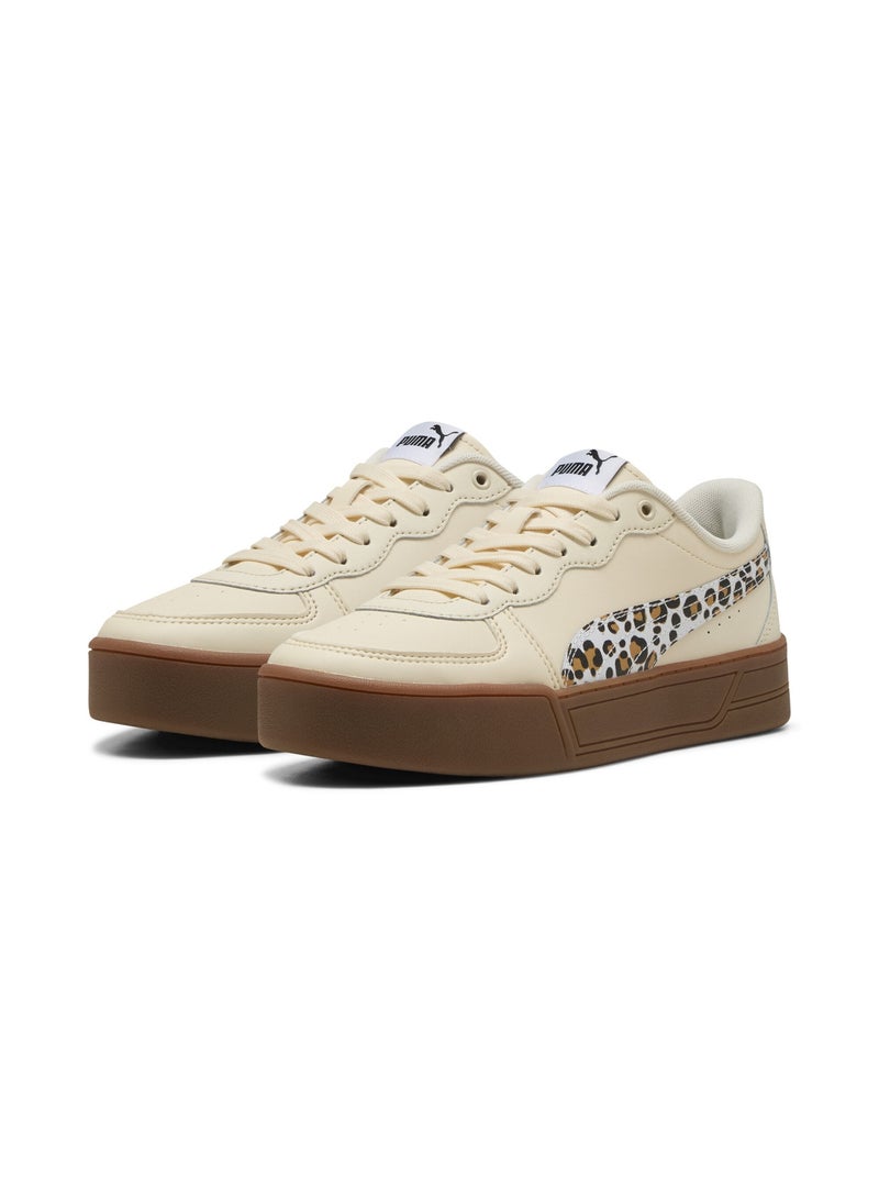 PUMA Skye Leo Womens Beige Sneakers - Image 2