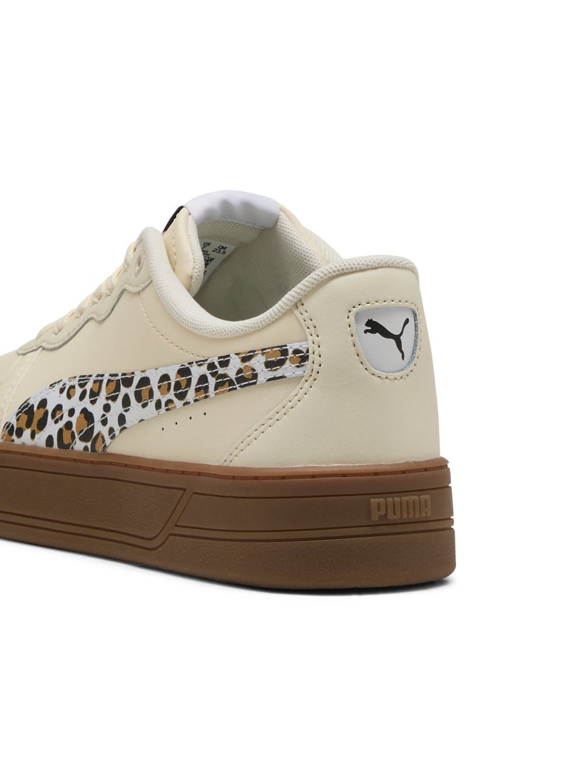 PUMA Skye Leo Womens Beige Sneakers - Image 3