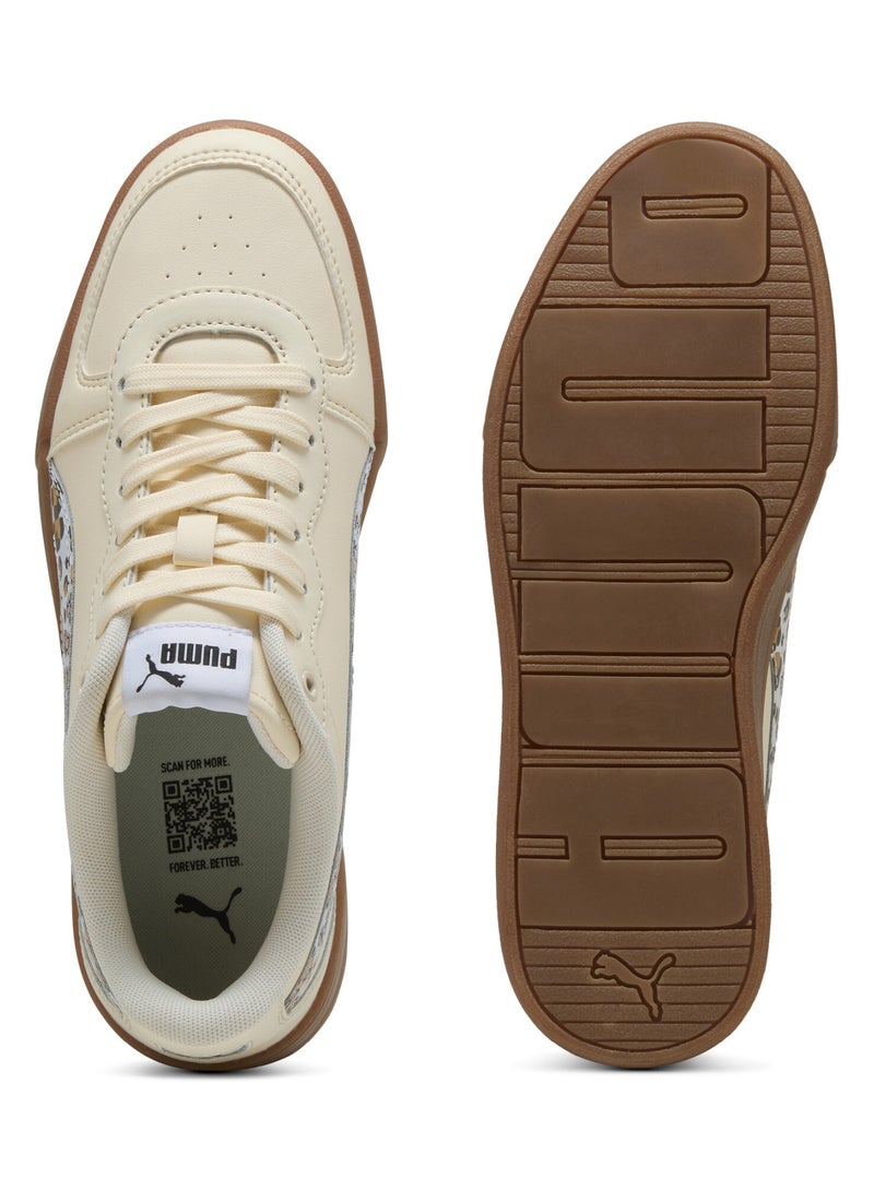 PUMA Skye Leo Womens Beige Sneakers - Image 4