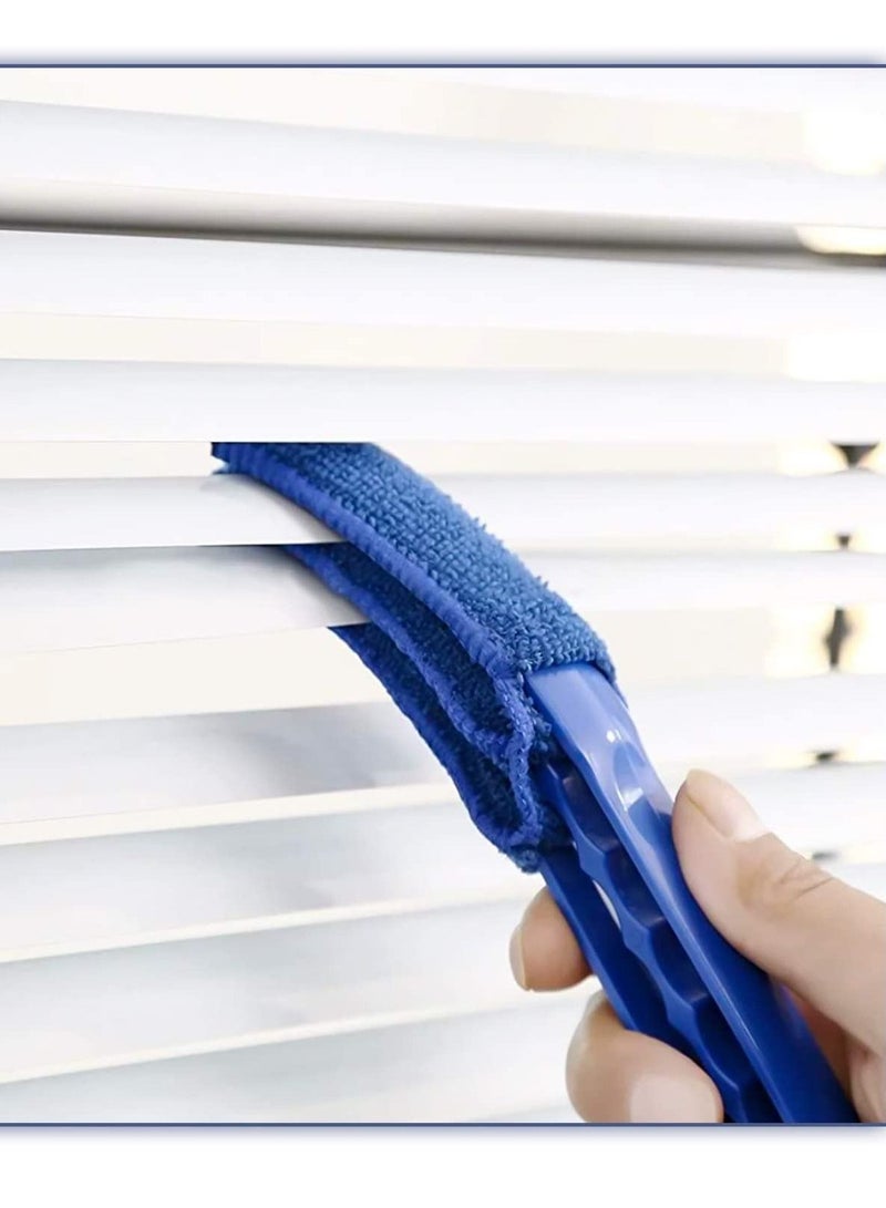 Y&D 2 Pack Window Blind Cleaner Duster Tool with 6 Each Microfiber Sleeves, Tools for Blinds, Jalousie Shutter, Air Conditioner - Image 5