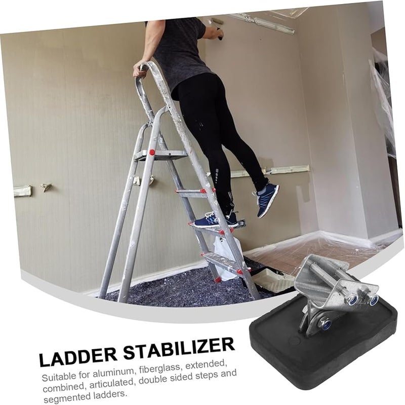 2Pcs Heavy Duty Ladder Foot Protectors Stabilizers For Extension Ladders On Uneven Surfaces - Image 3