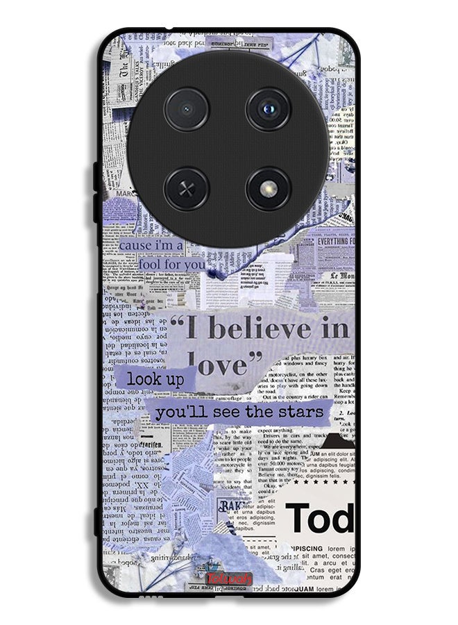 Tolwak Huawei nova 12i Protective Case Cover Newspaper Pieces  - Image 1