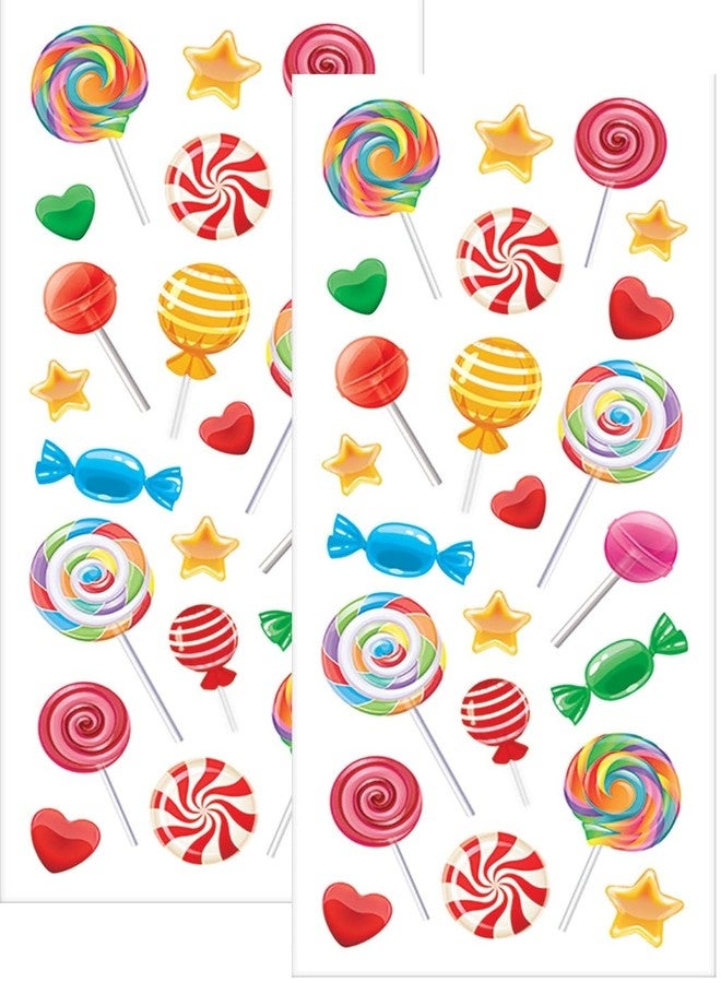 Playhouse Candy Shop Cherry Scented Scratch & Sniff Stickers - 1 Pack of Two Sticker Sheets - Image 1