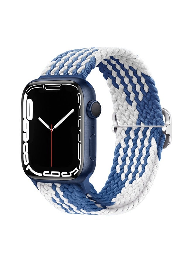 Beauenty Apple Watch Replacement Band 49mm 45mm 44mm 42mm Nylon Color Matching Woven Strap for iWatch Series Ultra/8/7/SE/6/5/4/3/2/1 - Image 1