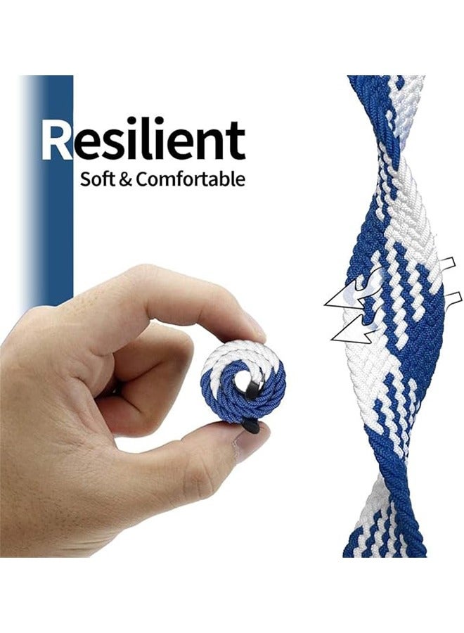 Beauenty Apple Watch Replacement Band 49mm 45mm 44mm 42mm Nylon Color Matching Woven Strap for iWatch Series Ultra/8/7/SE/6/5/4/3/2/1 - Image 3