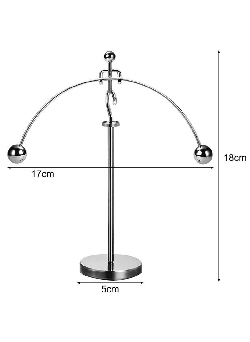 Rubik لعبة توازن بندول الفولاذ، أداة توازن ديناميكية لتزيين المكتب في المنزل أو المكتب - Image 5
