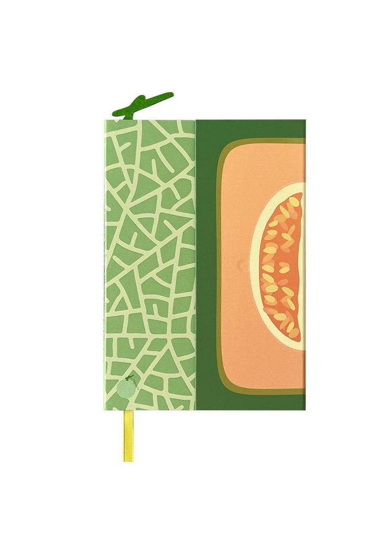 Y&D - Hami Melon Diary With Magnetic Flip Cover Notebook Writing Sketching Notebook - Image 1