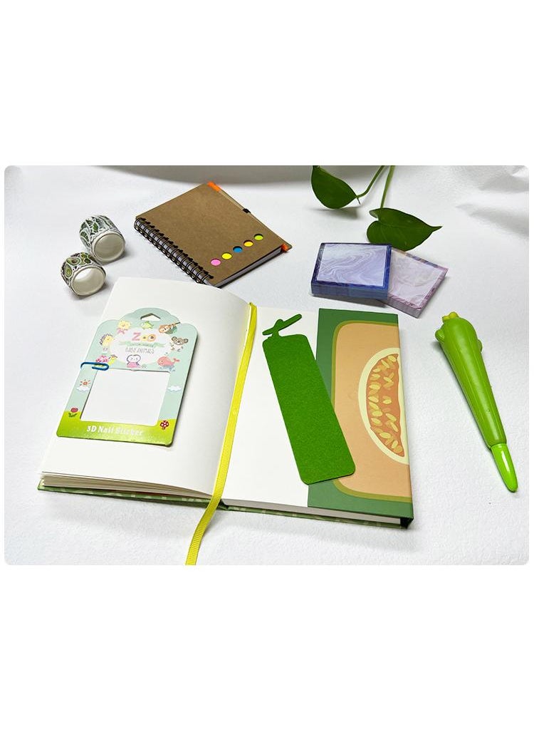 Y&D - Hami Melon Diary With Magnetic Flip Cover Notebook Writing Sketching Notebook - Image 1