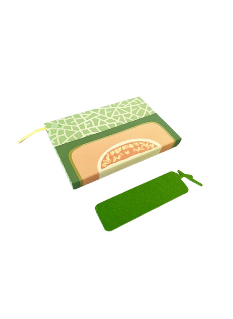Y&D - Hami Melon Diary With Magnetic Flip Cover Notebook Writing Sketching Notebook - Image 1