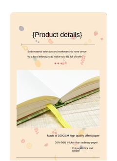 Y&D Hami Melon Diary With Magnetic Flip Cover Notebook Writing Sketching Notebook  - Image 3