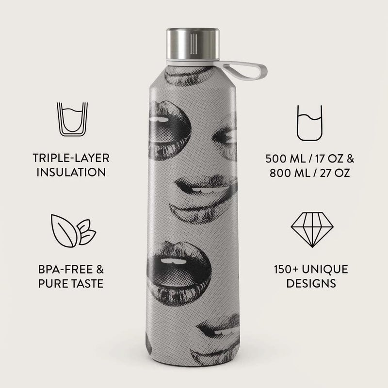 Burga Water Bottle. Keep Your Drinks At The Perfect Temperature And Your Style Impeccable, Whether At The Gym, Office, Or Outdoors (Next Mistake) (500 Ml) - Image 2