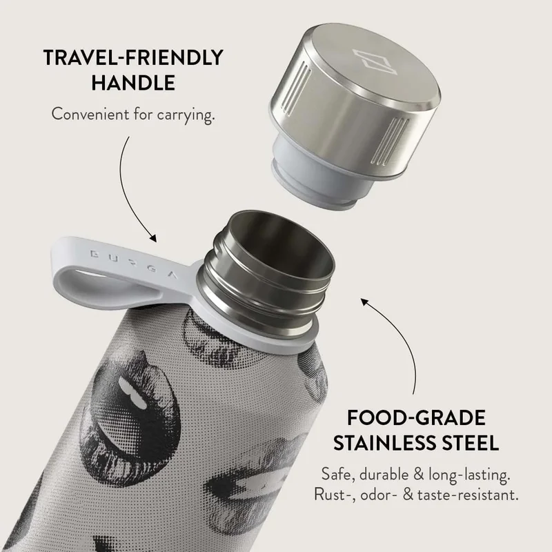 Burga Water Bottle Next Mistake Burga Water Bottle. Keep Your Drinks At The Perfect Temperature And Your Style Impeccable, Whether At The Gym, Office, Or Outdoors (Next Mistake) (500 Ml)  | Best Price UAE