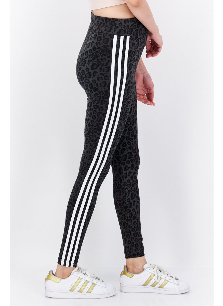 adidas Originals Women Tight Fit High Rise Training Tight, Black  - Image 2