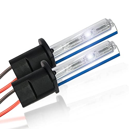HIDWarehouse HID Xenon Replacement Bulbs  H1 4300K  Bright Daylight 1 Pair