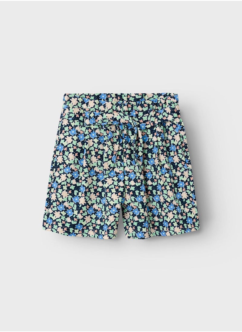 NAME IT - Kids Floral Print Shorts - Image 1