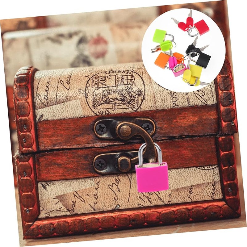 ARTIBETTER 12 Pack Plastic Padlocks With Keys For Luggage Backpacks Jewelry Boxes - Image 3