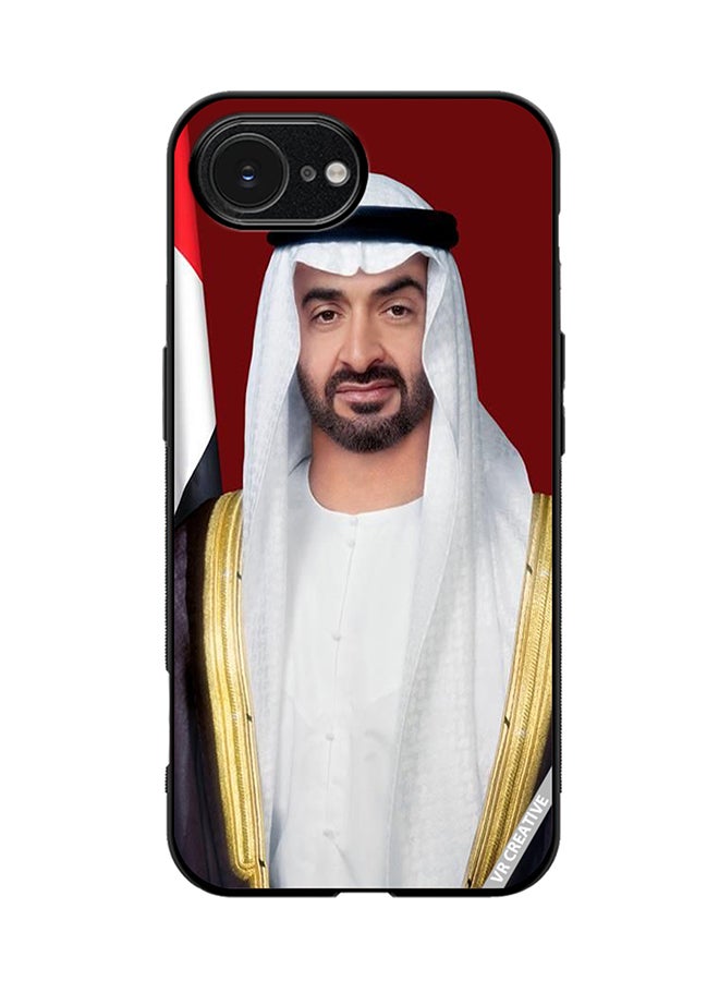 VR CREATIVE Protective Case Cover For Apple iPhone 16e Sheikh Mohamed Bin Zayed Al Nahyan Design Multicolour