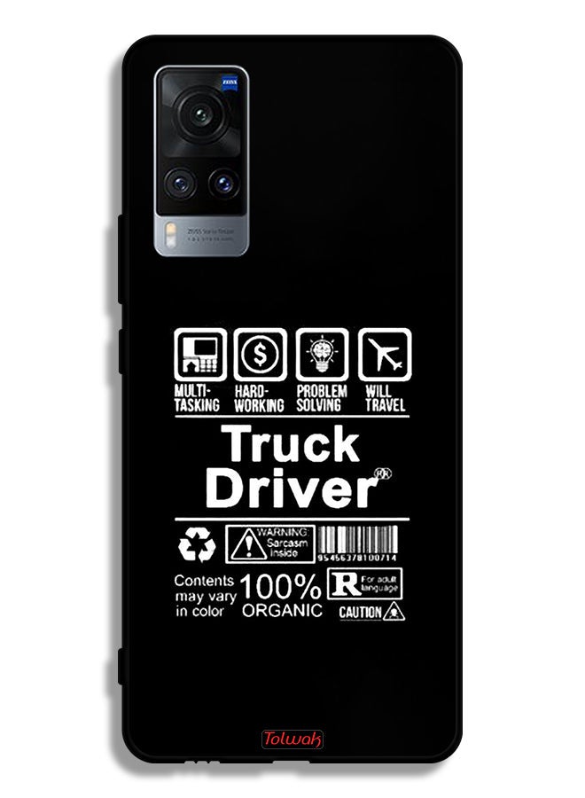 Tolwak Vivo X60t Protective Case Cover Truck Driver Sticker - Image 2
