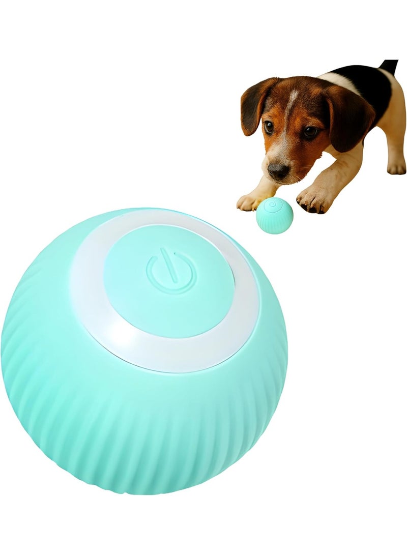 FUNFY Interactive Dog Ball Toy, Automatic Moving Rolling Silicone Ball for Puppies and Small Medium Dogs, Smart Jumping Vibrating Bouncing Rotating Ball for Indoor Pet Exercise - Image 1