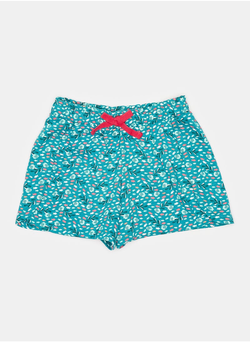 Okaidi - Green Shorts for Girls - Image 1