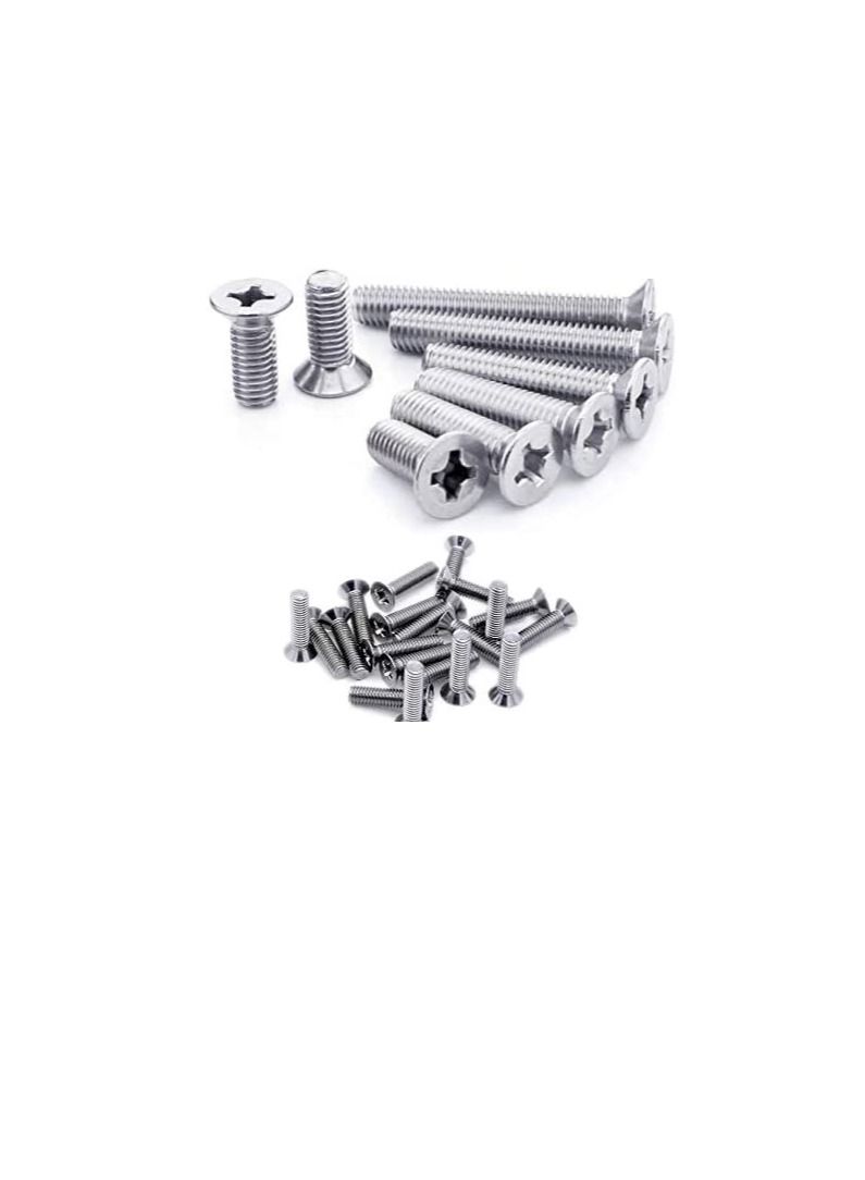Machine Screw CSK Philip & Countersunk Head for DIY Electrical & Kitchen Furniture Pull Cabinet Door Handles - Image 1