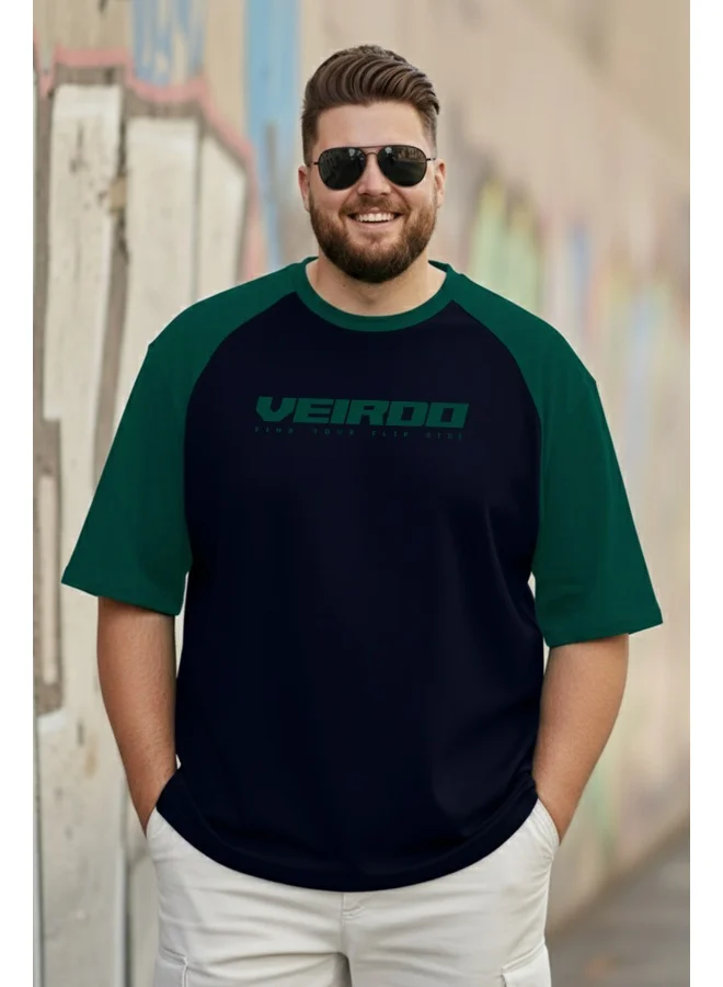 فيردو Veirdo Men’s Oversized , Plus Size  & Regular Fit T-Shirt | Premium Cotton Casual Tee