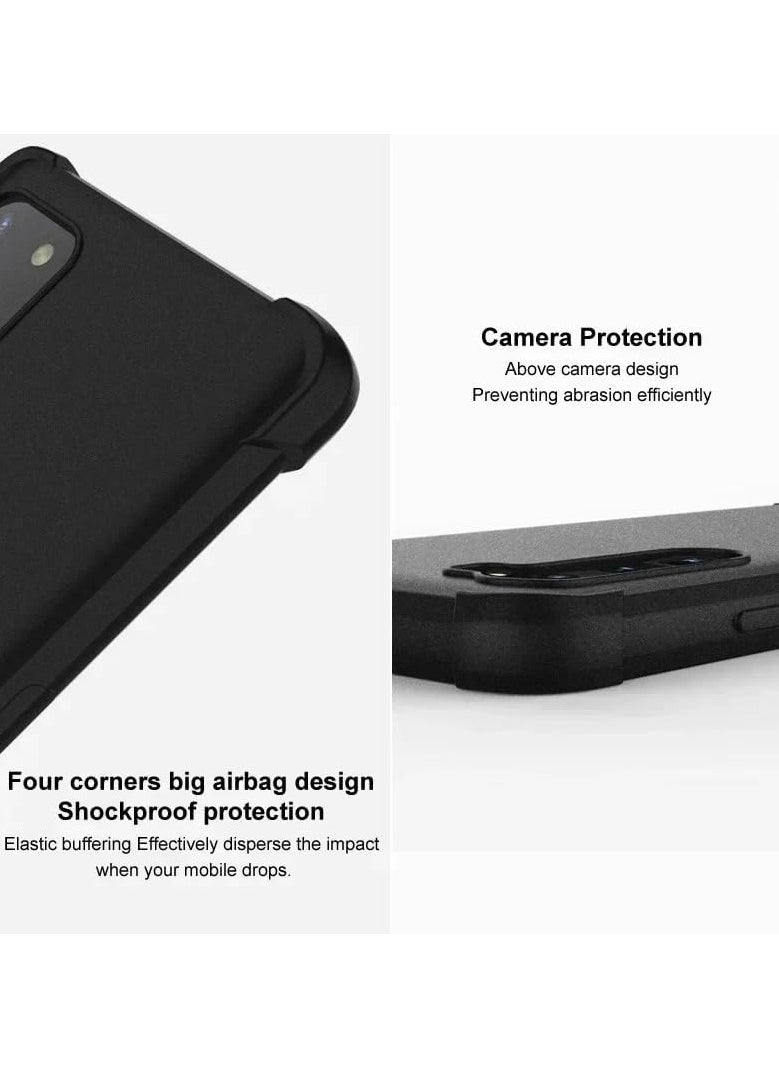 General Case Compatible with Google Pixel 8a, Four Corners Airbag Protection Matte Silicone Flexible TPU Cover Screen and Camera Protection Shockproof Protective Cover  - Image 2