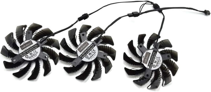 inRobert PLD08010S12H 75mm 3pin Video Card Fan Replacement for Gigabyte GEFORCE GTX 970 Cooling Fan - Image 3