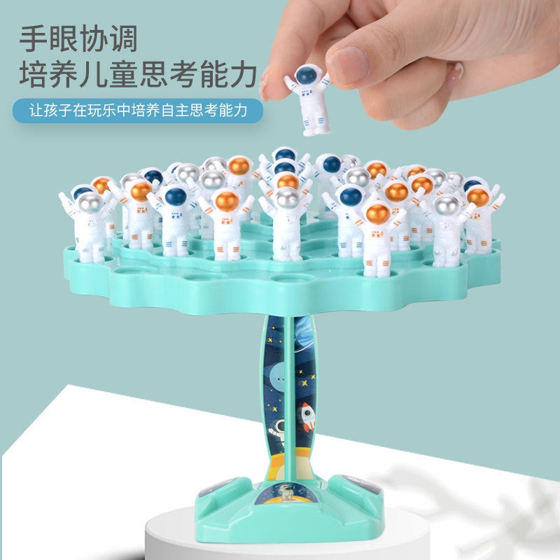 Balance Spaceman Children'S Desktop Game Balance Tree Jenga Leisure Parent-Child Interactive Desktop Battle Toy - Image 3