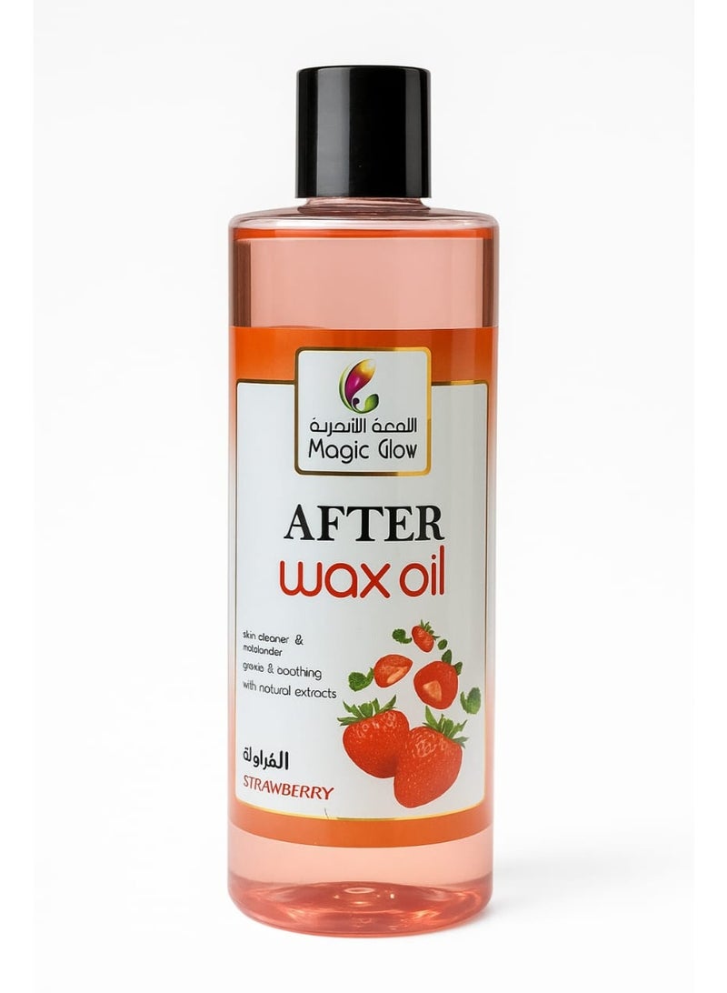 Magic Glow After Wax Oil Strawberry 500ml - Image 1