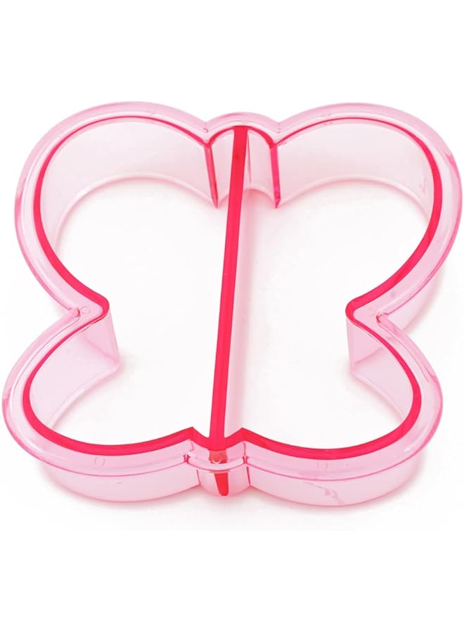 TINY WHEEL Toast Cutter Butterfly Pink Small 2203214 - Image 1